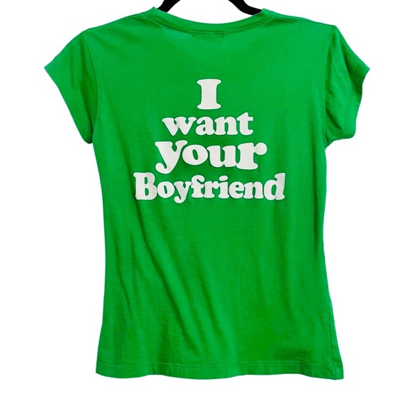 Steve Madden - VTG "I Like Your Boyfriend, I Want Your Boyfriend" Medium Shirt - Picture 3 of 4